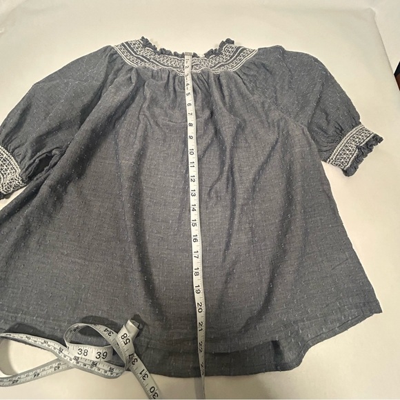 LOFT Clip Smocked Top - Picture 8 of 8